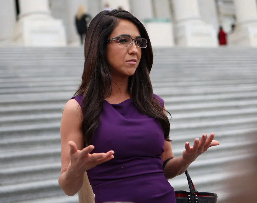 The Representative has stated that her son is working to improve himself as a citizen and as a father. Credit: Kevin Dietsch/Getty Images