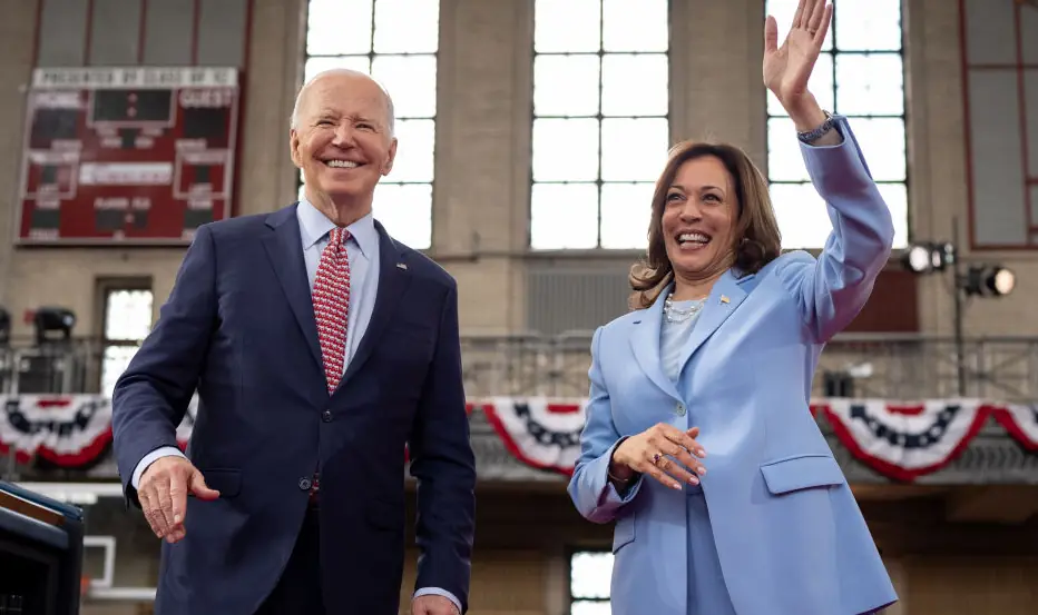 Donald Trump shares savage two-word opinion of Kamala Harris after Joe Biden endorses her as candidate