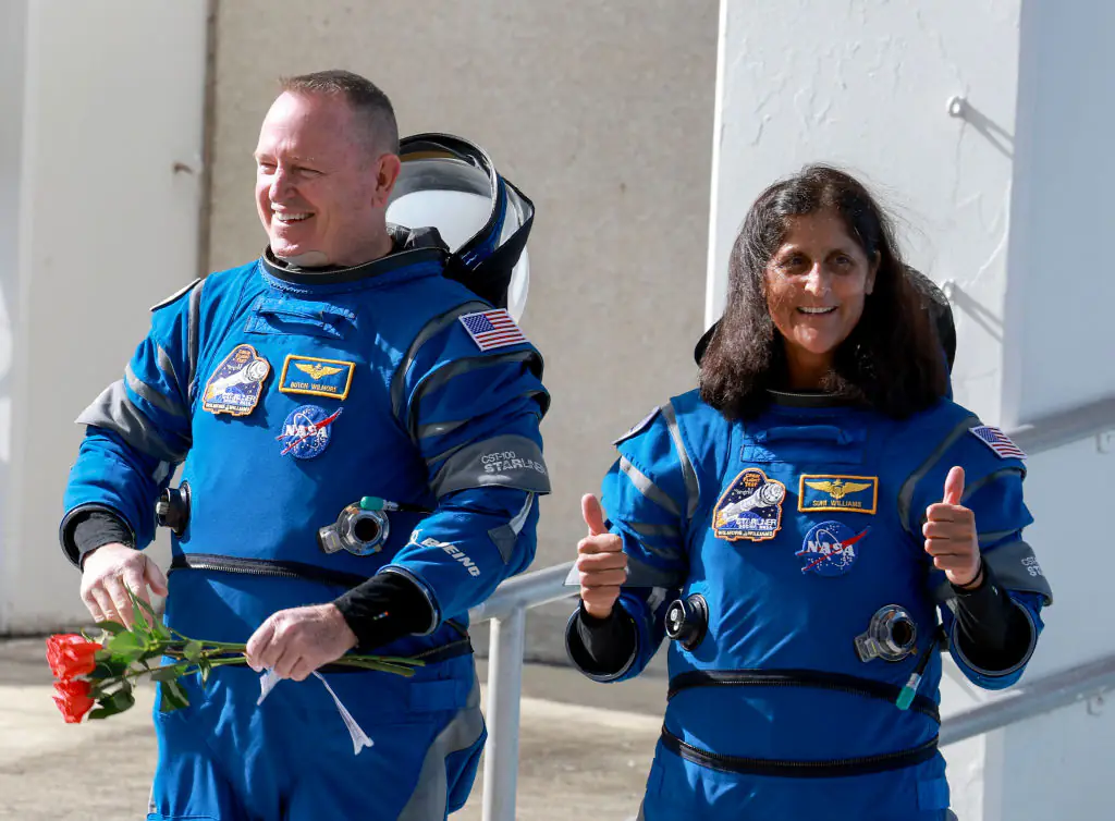 Butch Wilmore and Suni Williams will soon be home. Credit: Joe Raedle/Getty