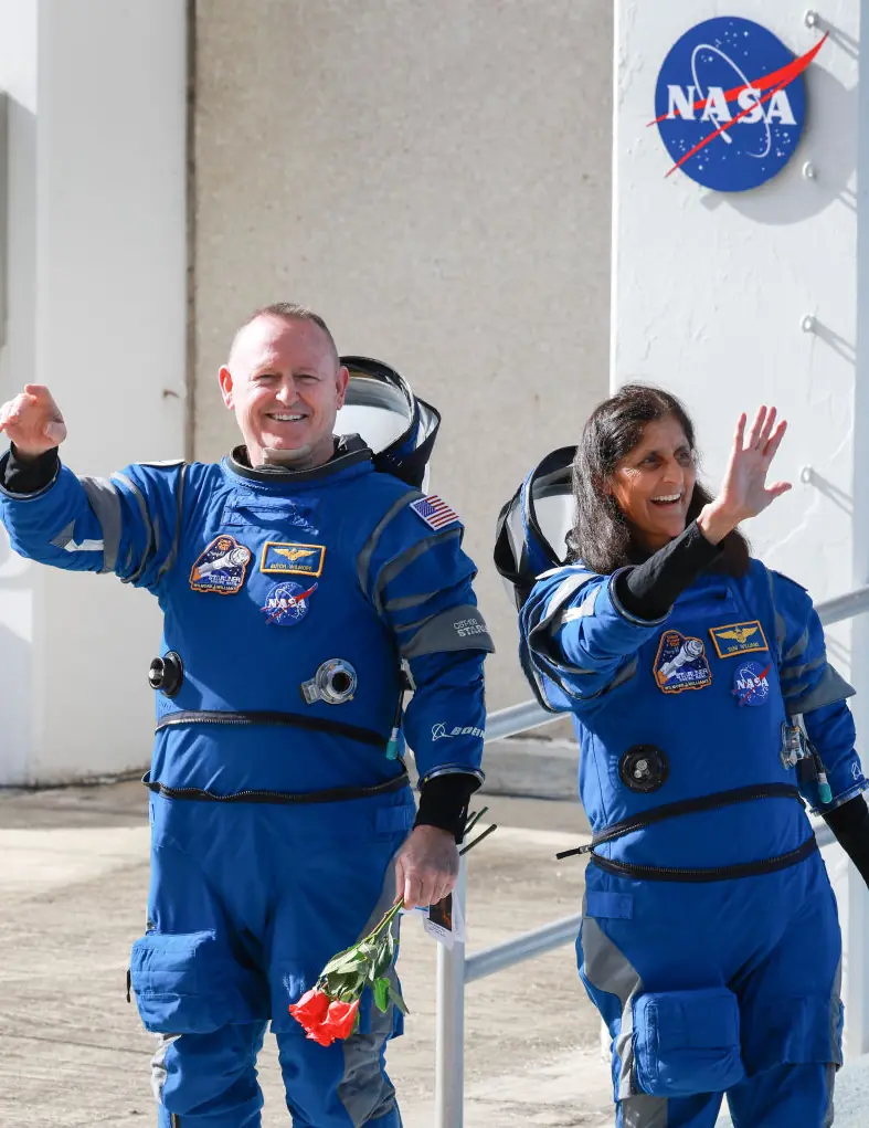 NASA astronauts Barry "Butch" Wilmore and Sunita "Suni" Williams have returned to Earth. Credit: Joe Raedle / Getty