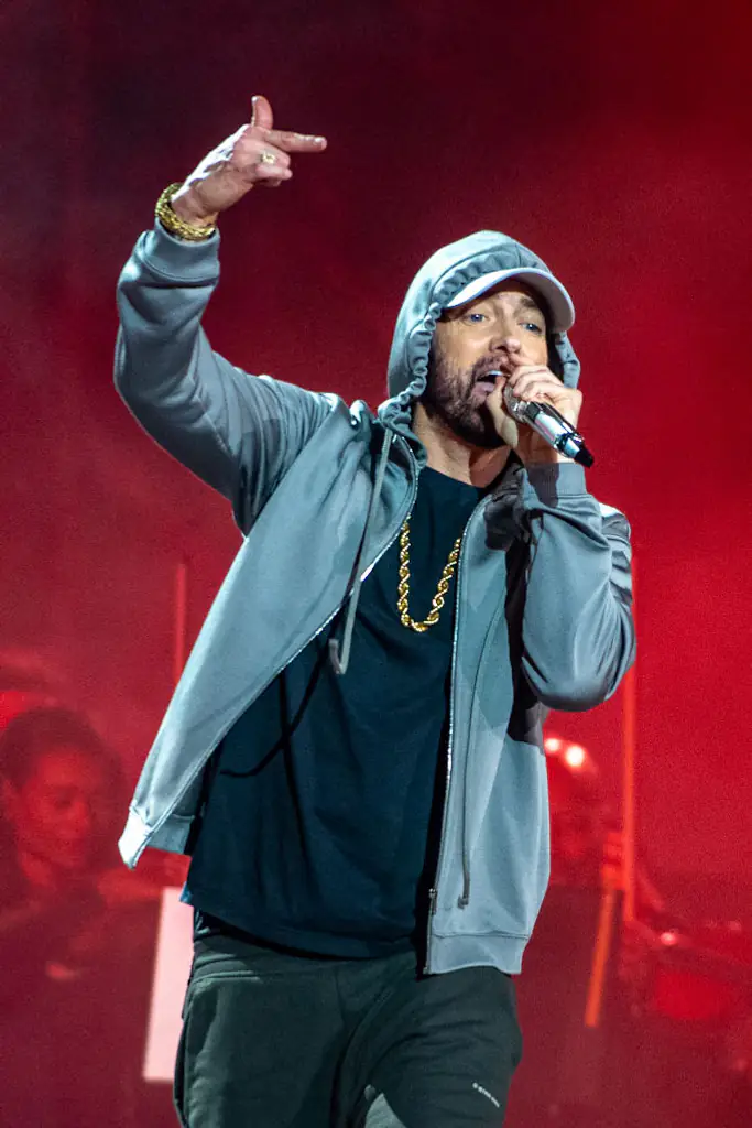 'Temporary' gives a visual insight into the rapper's relationship with his daughter. Credit: Aaron J. Thornton/Getty