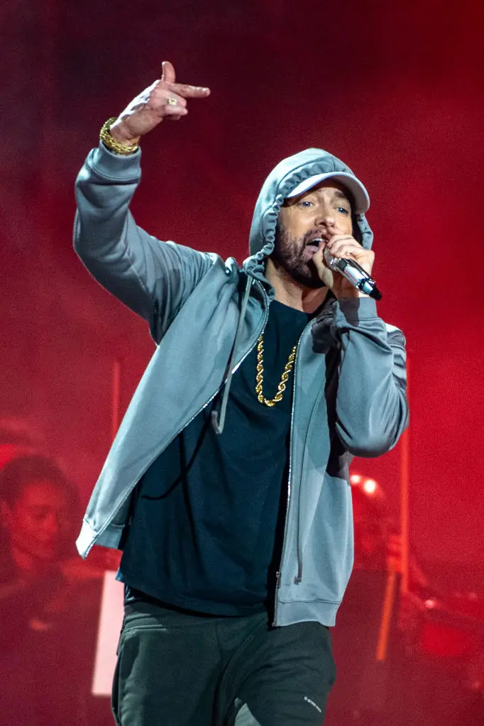 'Temporary' gives a visual insight into the rapper's relationship with his daughter. Credit: Aaron J. Thornton/Getty