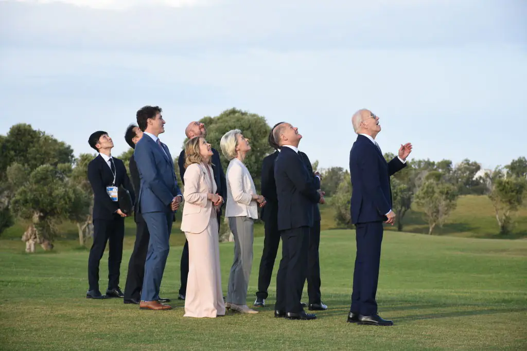 President Biden baffles social media users as he starts 'wandering off' during G7 summit