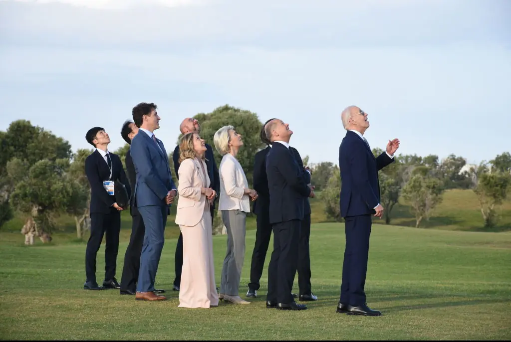 President Biden baffles social media users as he starts 'wandering off' during G7 summit