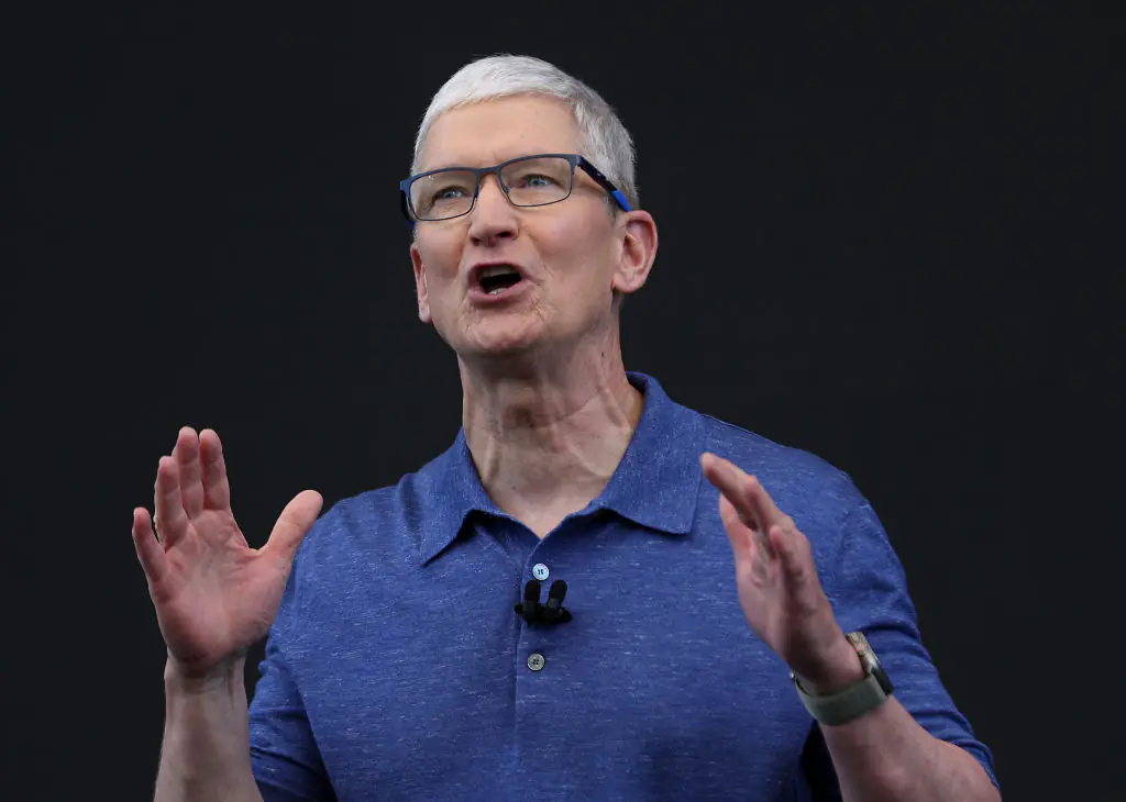 The car team was reportedly known as the Special Projects Group as part of its chief executive, Tim Cook's Project Titan. Credit: Justin Sullivan / Getty