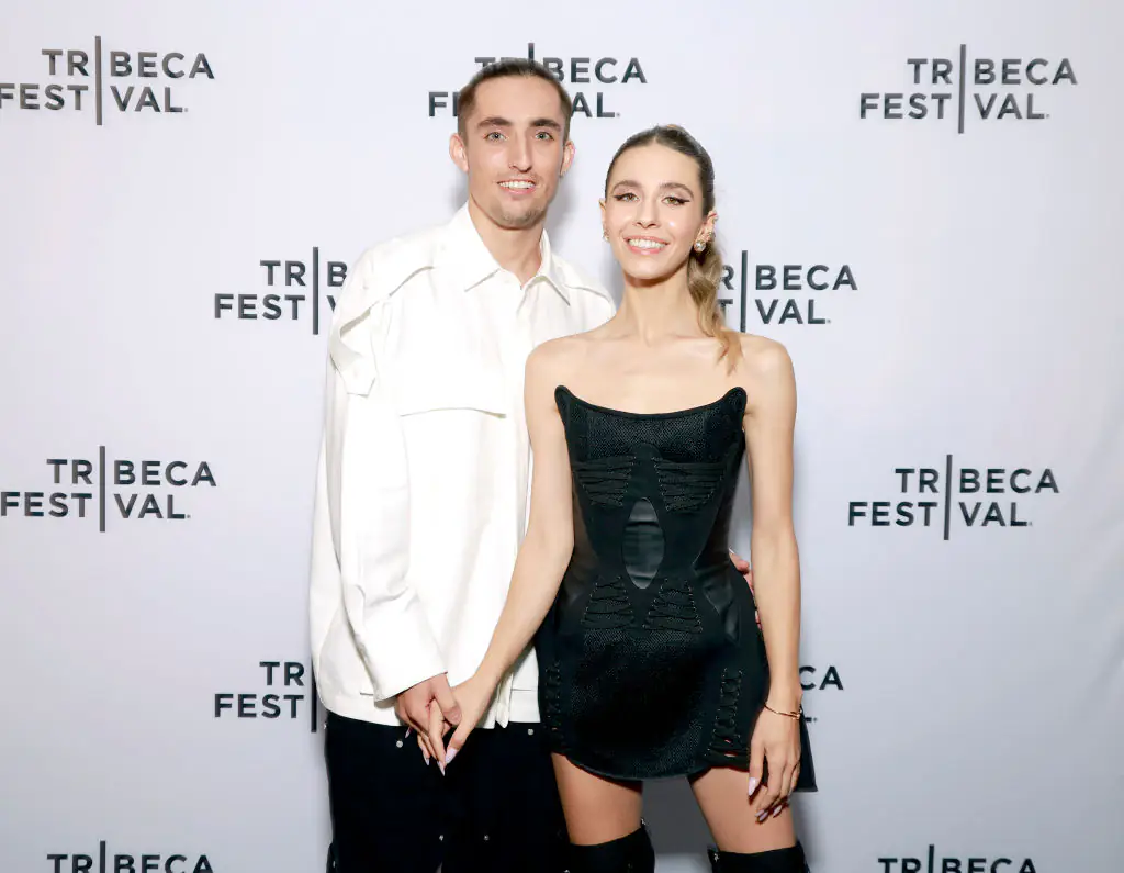 Ivan Beerkus and Angela Nikolau are the stars of Netflix's Skywalkers: A Love Story. Credit: Jason Mendez / Getty 