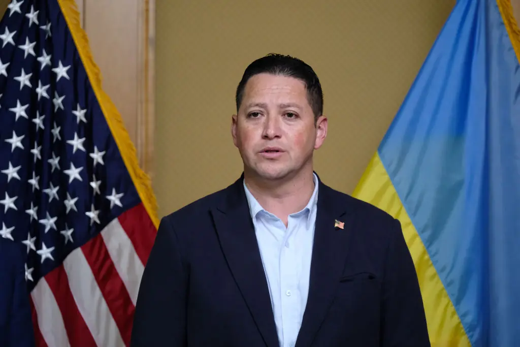 Rep. Tony Gonzalez denies the affair. Credit: Global Images Ukraine / Getty