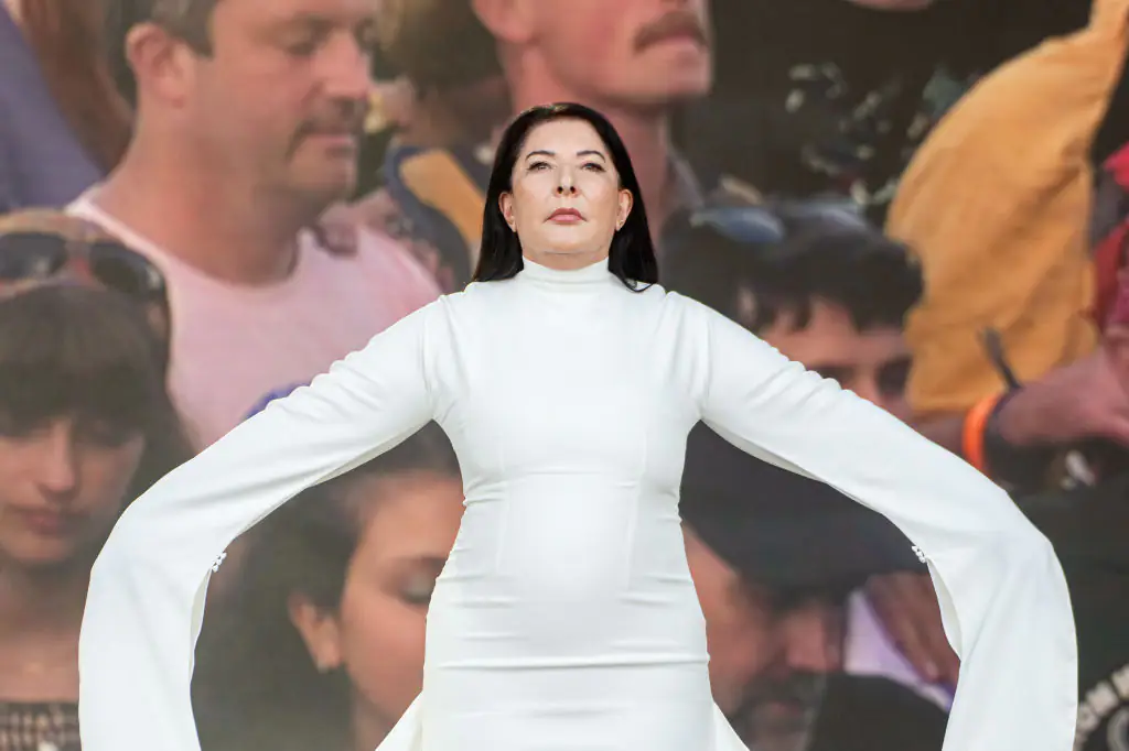 Marina Abramović has made a career with her thought-provoking pieces. Credit: Joseph Okpako / Getty