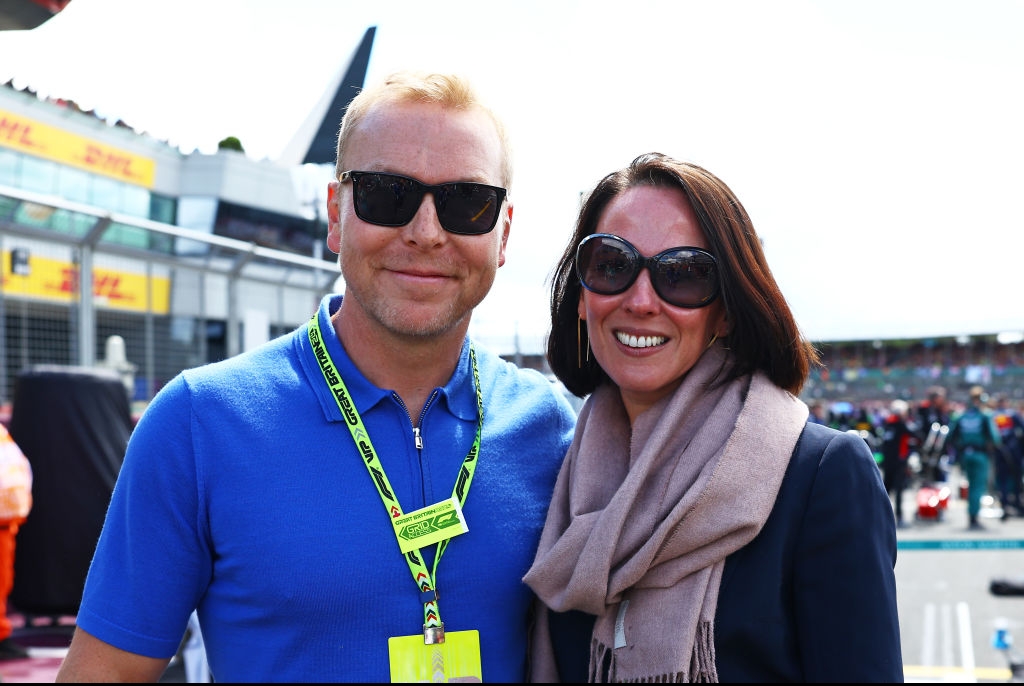 Chris Hoy with wife Sarra