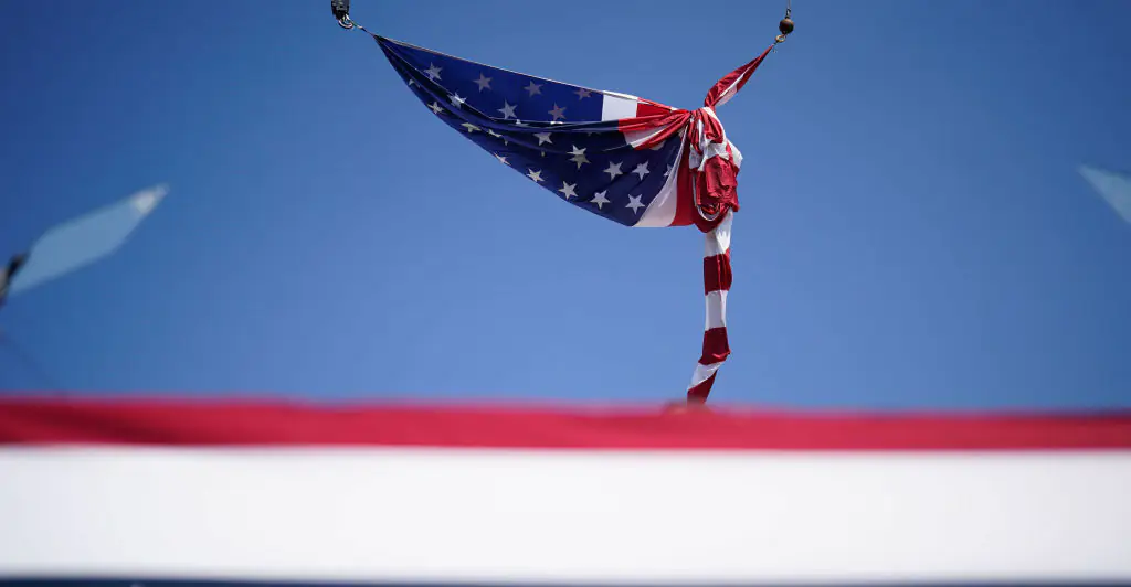 Tangled flag that 'looks like an angel' has people convinced Trump was protected by God amid shooting