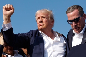 Image of Trump is already being hailed as one of the most 'iconic photographs in American history'