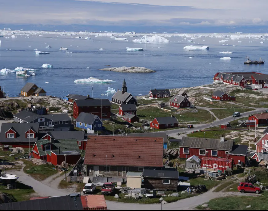 The people of Greenland with vote on Tuesday. Credit: Sean Gallup / Getty