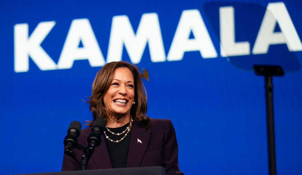 Kamala Harris tells Stephen Colbert that she is stepping away from politics, says the system is 'broken'