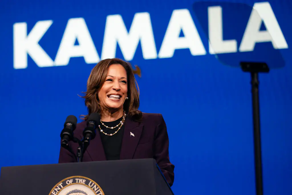 DiCaprio revealed that she is supporting Kamala Harris. Credit: Montinique Monroe/Getty Images