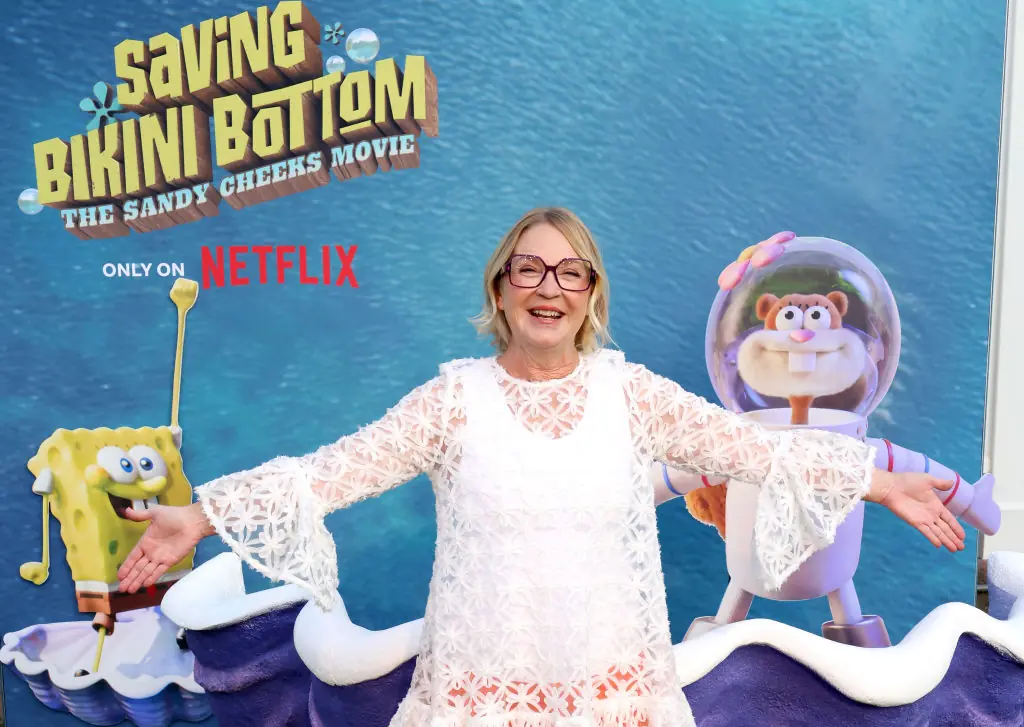Carolyn Lawrence attends Netflix's "Saving Bikini Bottom: The Sandy Cheeks Movie" screening at Rooftop Cinema Club, The Worthington Renaissance. Credit: Rick Kern / Getty
