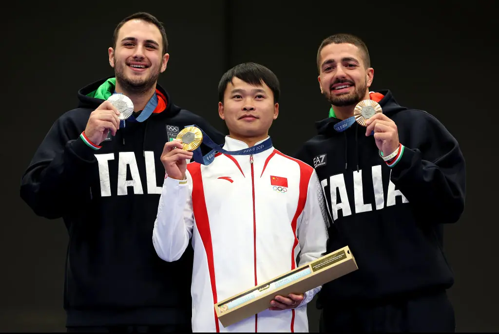The Olympic medals. Credit: Charles McQuillan/Getty