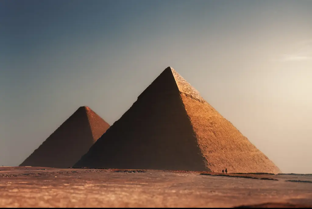 The pyramids are an ancient wonder. Credit: nomadnes / Getty