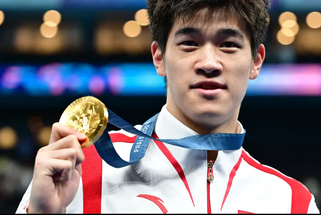 The Chinese athlete smashed his own world record. Credit: Christian Liewig - Corbis/Getty