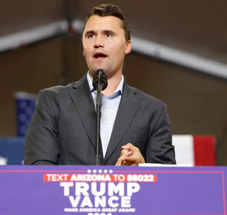 Charlie Kirk was shot on Wednesday, September 10. Credit: Anna Moneymaker / Getty