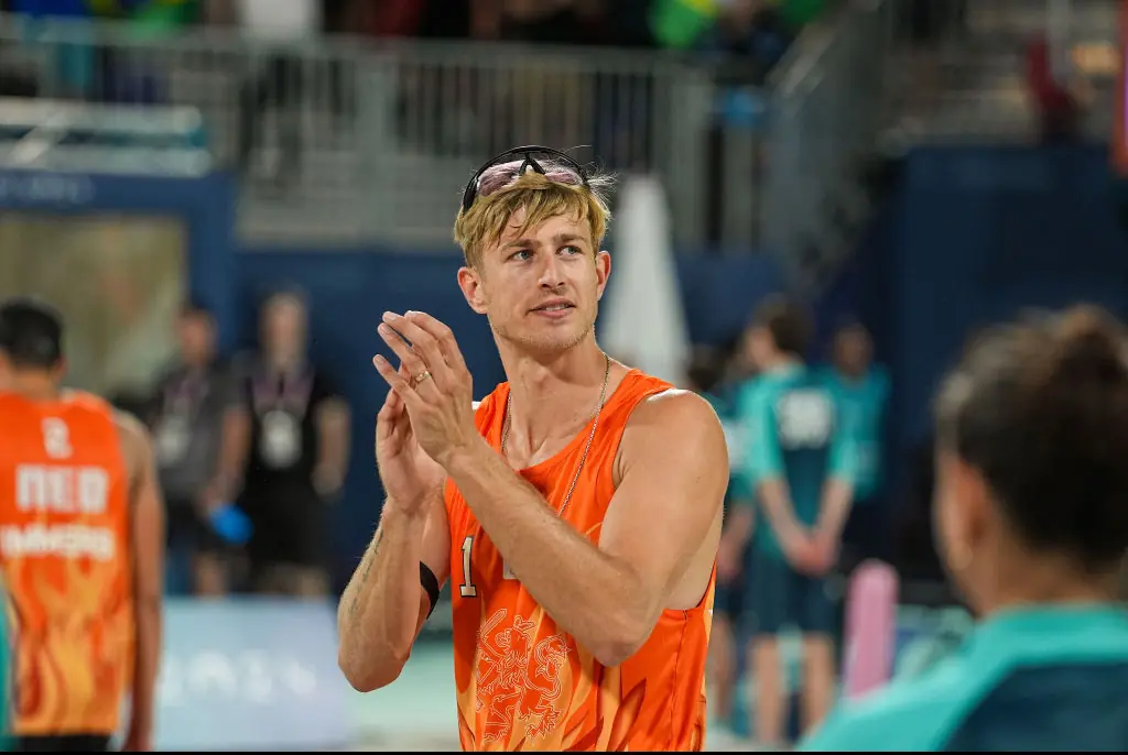 Steven van de Velde is now out of the Olympics. Credit: Andre Weening/BSR Agency/Getty