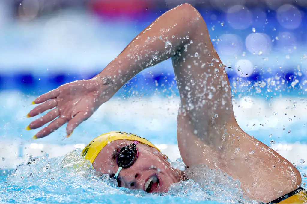 Fan sparks online discussion after asking how gold medalist's fingernails are allowed following huge win