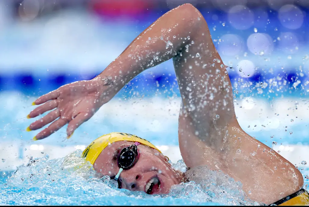 Fan sparks online discussion after asking how gold medalist's fingernails are allowed following huge win