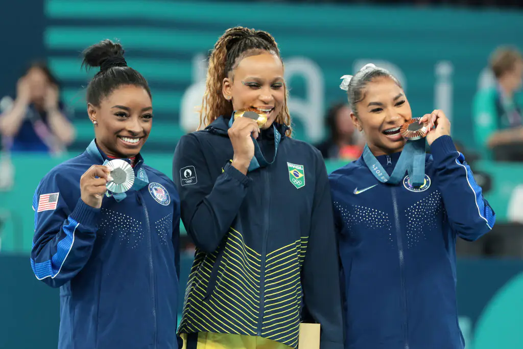 Simone Biles speaks out after she's branded 'disgusting' for controversial podium gesture