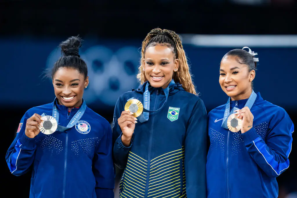 It was Chiles's first solo Olympic medal. Credit: Tom Weller/VOIGT/GettyImages