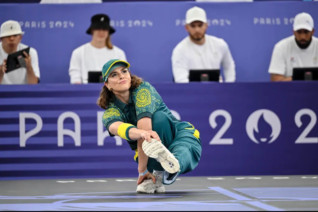 Gunn shocked judges with her dance at the Games. Credit: DeFodi Images / Getty