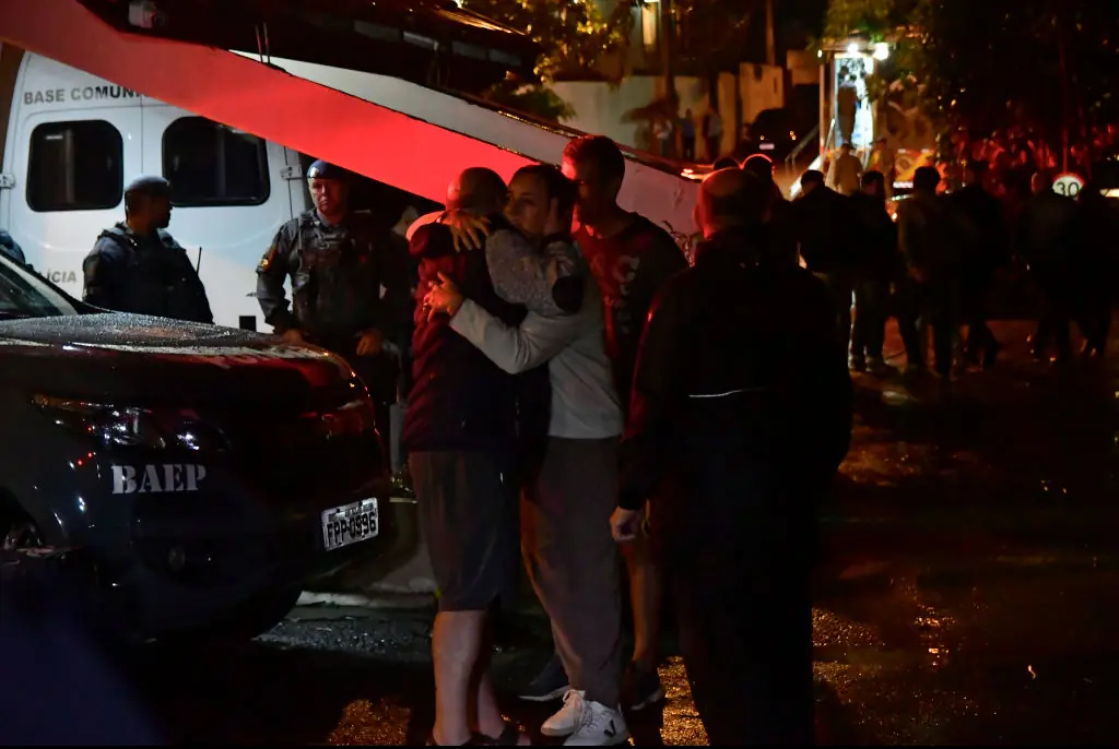  the Voepass Airlines Twin Engine ATR-72-500 plane crashed killing everyone on board. Credit: Eduardo Carmim/Getty