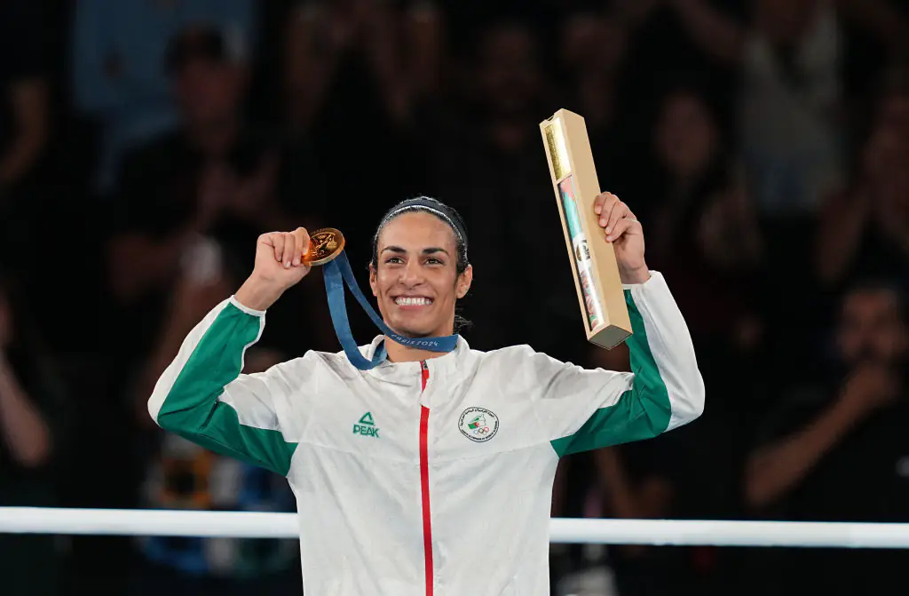 Imane Khelif became the first Algerian women's boxer to claim gold. Credit: DeFodi Images / Getty