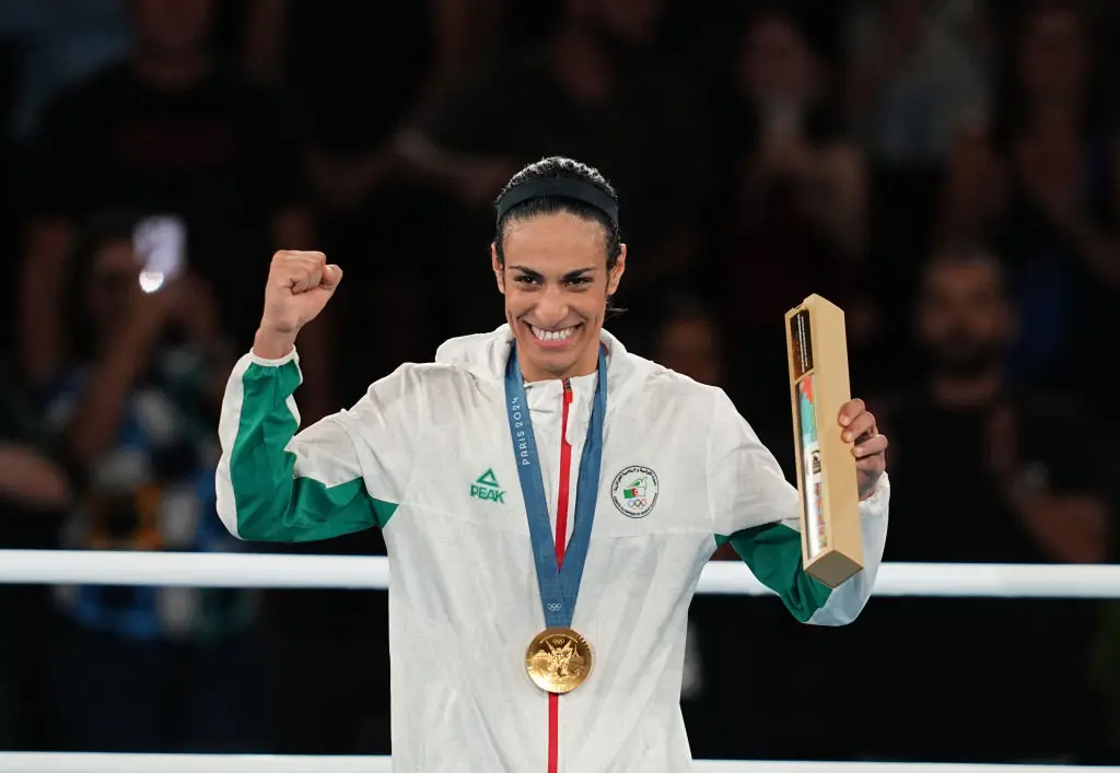 Khelif earned a gold medal at the Olympic Games. Credit: Ulrik Pedersen/DeFodi Images/Getty
