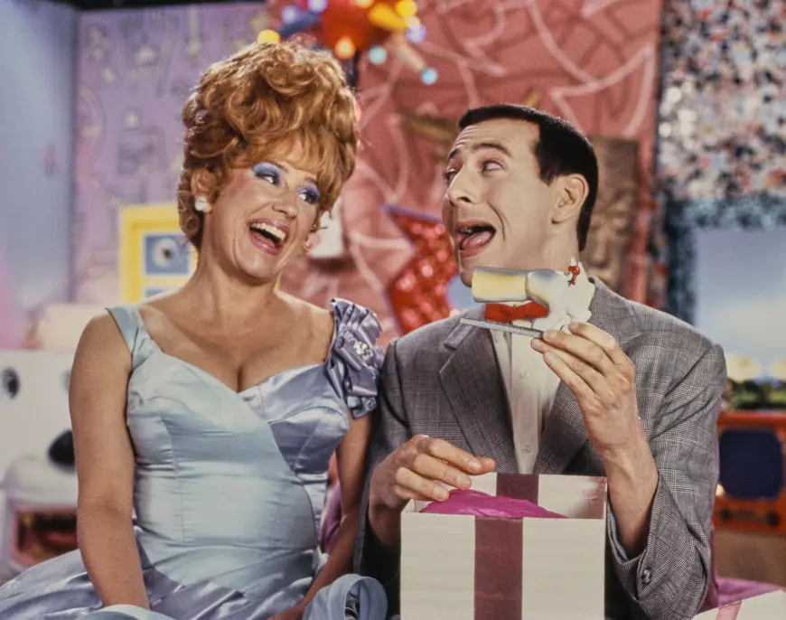  Lynne Marie Stewart alongside the late Paul Reubens. Credit: Brian D. McLaughlin/Michael Ochs Archives/Getty Images