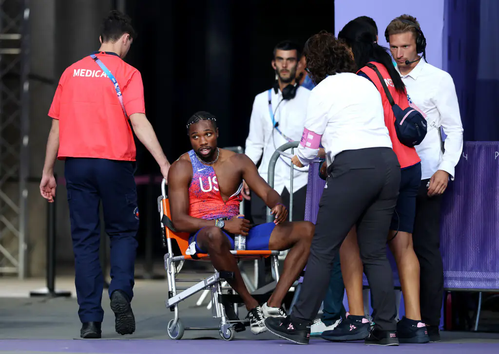Noah Lyles' mom claims Olympics security refused to call doctor after son collapsed: 'Scariest moment of my life'