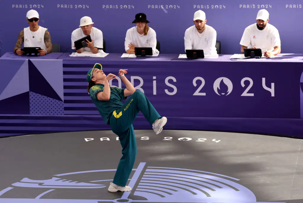 Raygun's moves quickly went viral. Credit: Ezra Shaw/Getty