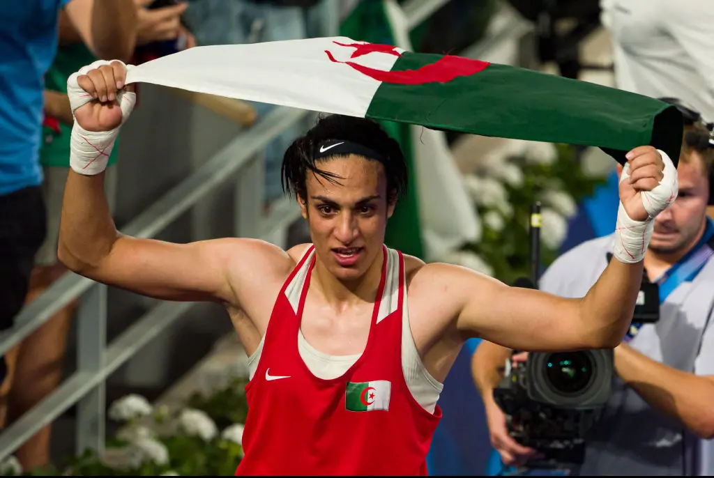 Khelif became the subject of online bullying due to rumors about her gender identity. Credit: Andy Cheung / Getty