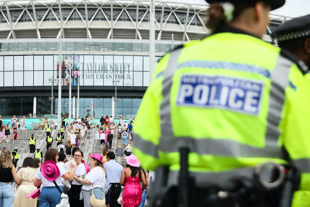 Swift had extra security at her London shows. Credit: Alishia Abodunde/Getty