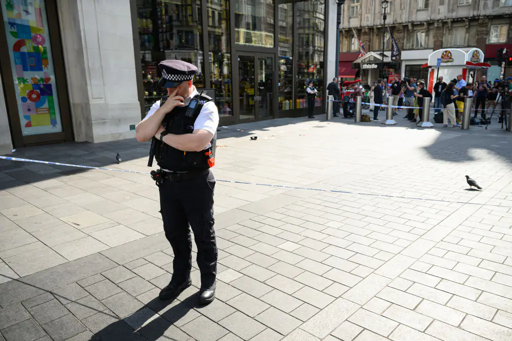 The attack took place in London's Leicester Square. Credit: Leon Neal / Getty