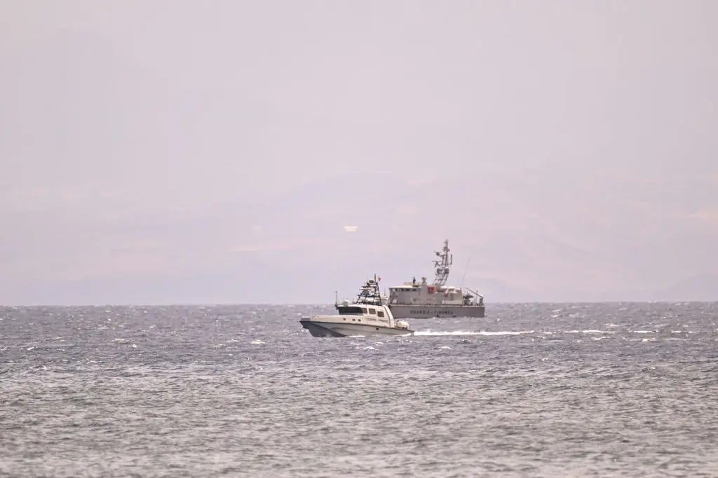 Chilling footage captures superyacht's final moments before disappearing under the water as 6 people remain missing