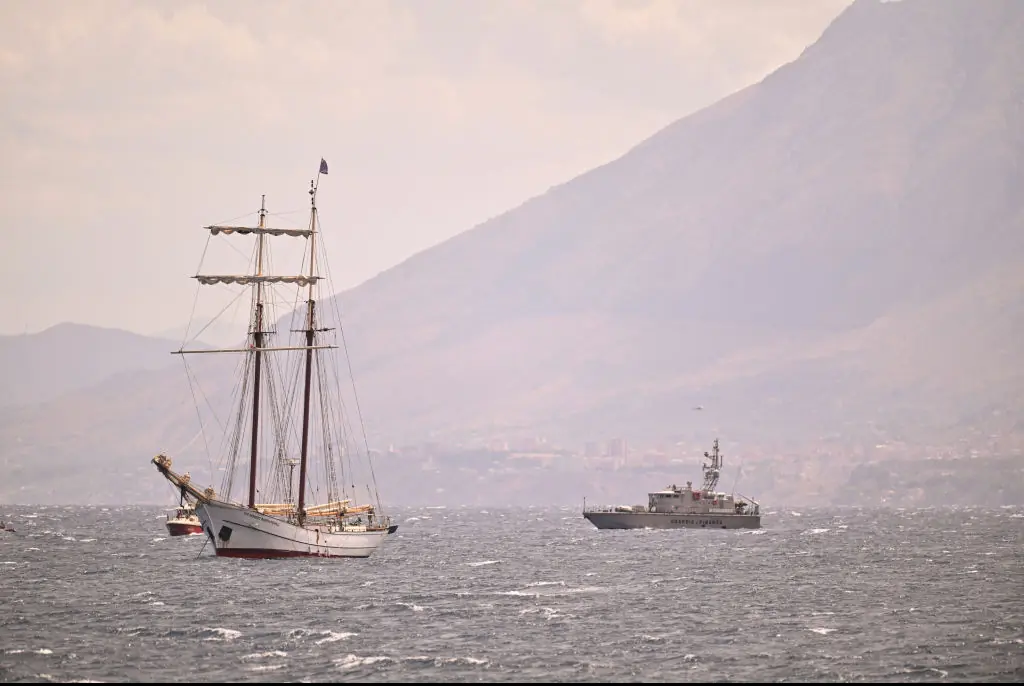 The Bayesian will be left on the seabed for the time being. Credit: Vincenzo Pepe/Getty 