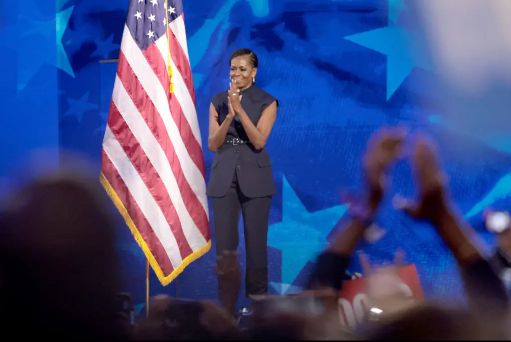 The Obamas have previously endorsed Kamala Harris as the representative to take on Trump in this year's elections. Credit: Myung J. Chun/Los Angeles Times/Getty 