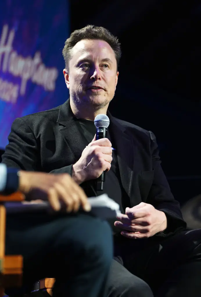 Elon Musk responded to Swift's endorsement. Credit: Jared Siskin / Getty