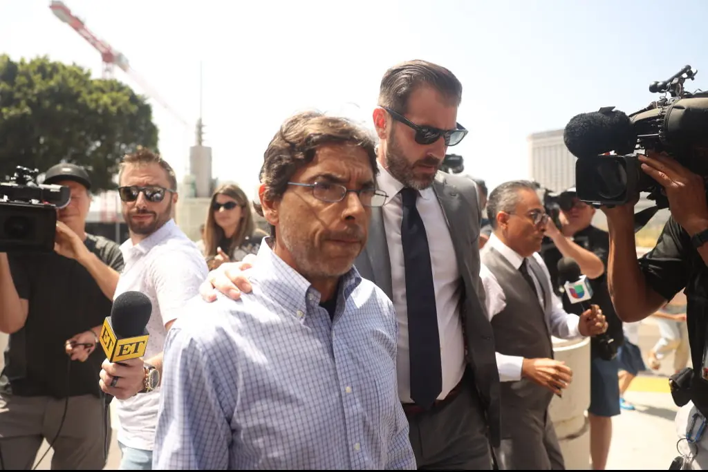 Dr. Mark Chavez, one of the two doctors charged in connection with the death of actor Matthew Perry, Credit: Michael Blackshire / Los Angeles Times / Getty 