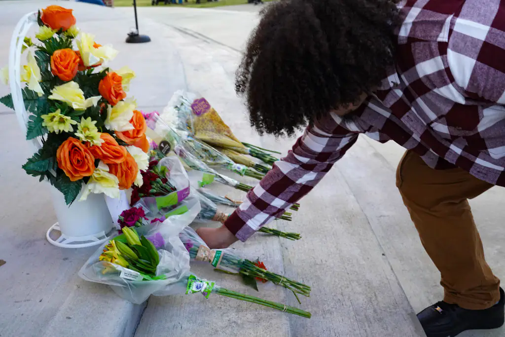 Nine other people were injured after the Apalachee High School shooting. Credit: Megan Varner / Getty