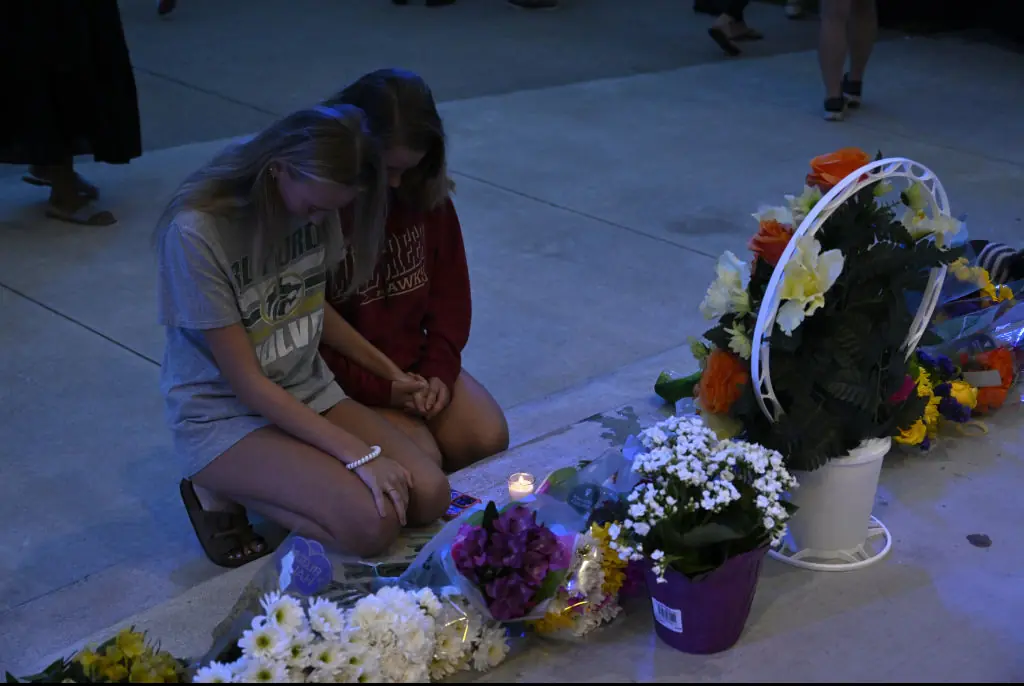 The community has been rocked by the shooting. Credit: Peter Zay/Anadolu/Getty