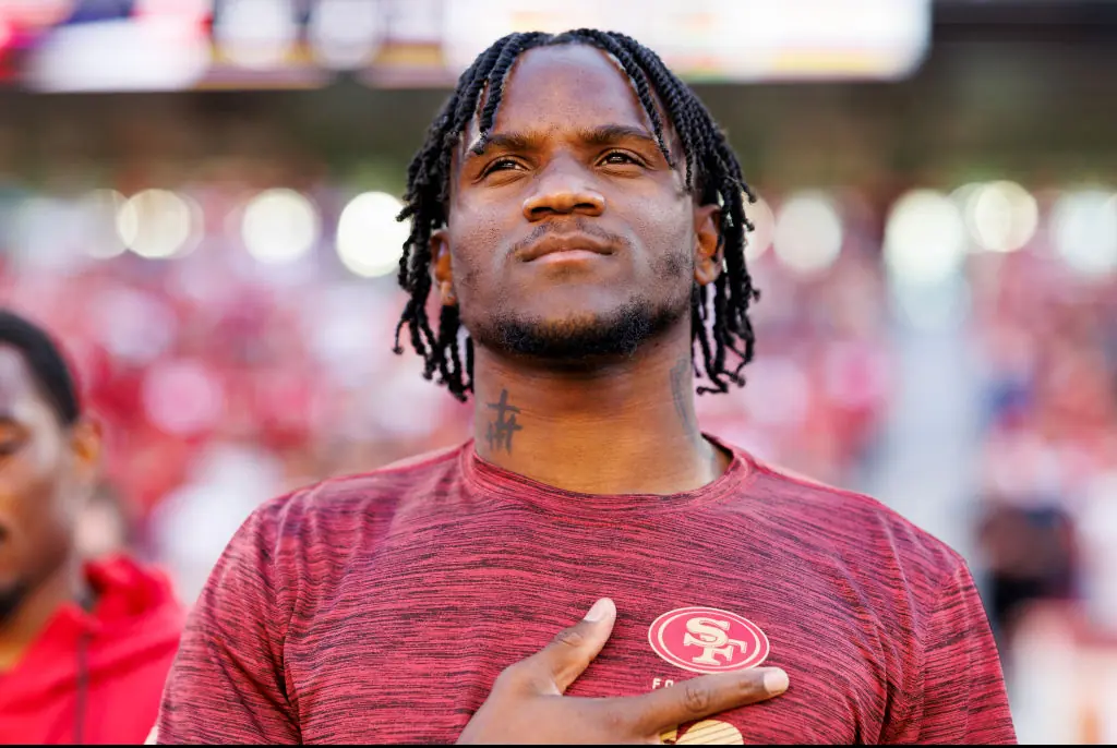 Charvarius Ward of the San Fra 49ers has shared heartbreaking news. Credit: Brooke Sutton / Getty