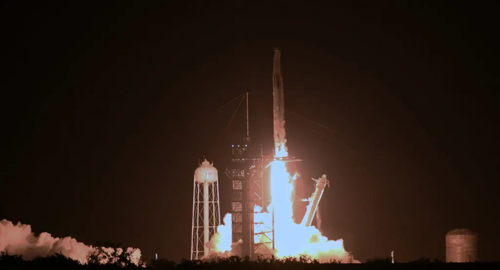 The Crew Dragon blasted off on September 10. Credit:  Paul Hennesy/Anadolu via Getty Images