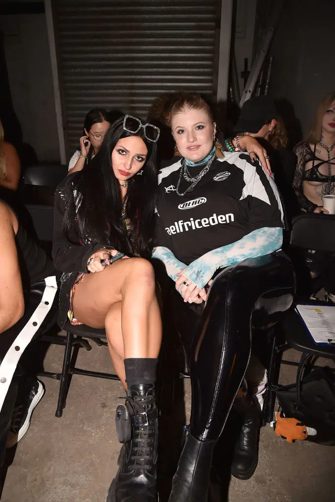 Leanna Perry (left) is a successful artist based in New York City. Credit: Patrick McMullan / Getty