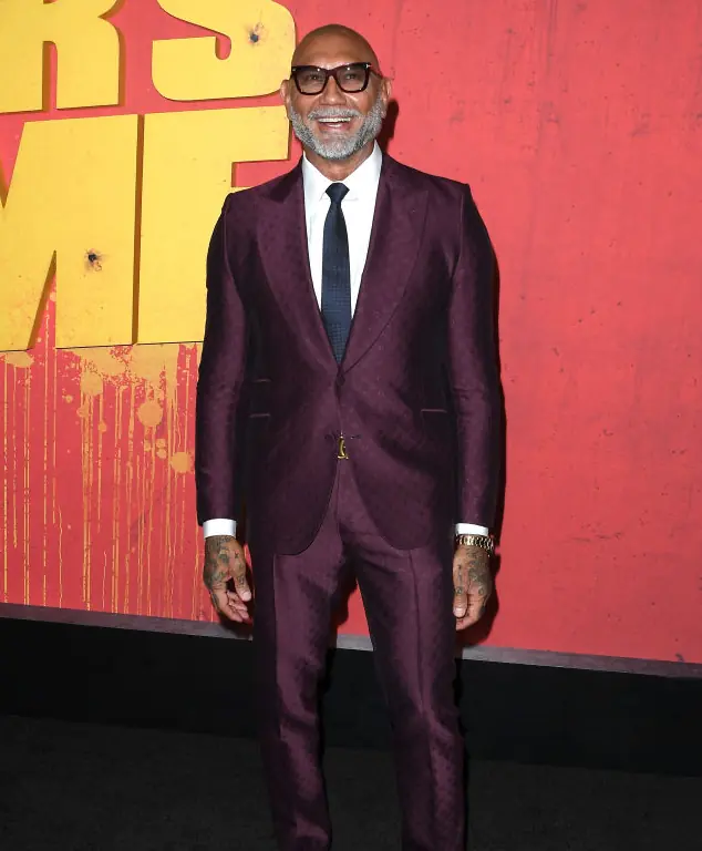 Dave Bautista is now sporting a slimmer frame. Credit: Steve Granitz / Getty 