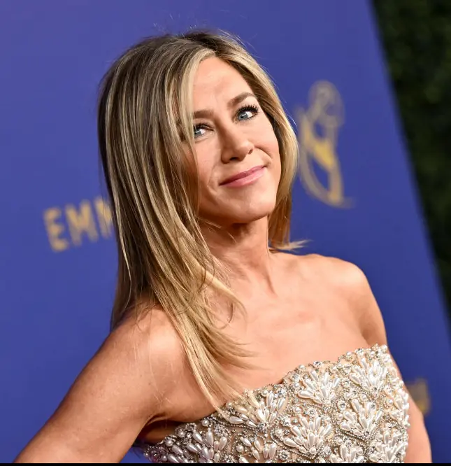 Aniston has encouraged others to vote. Credit: Michael Buckner/Getty